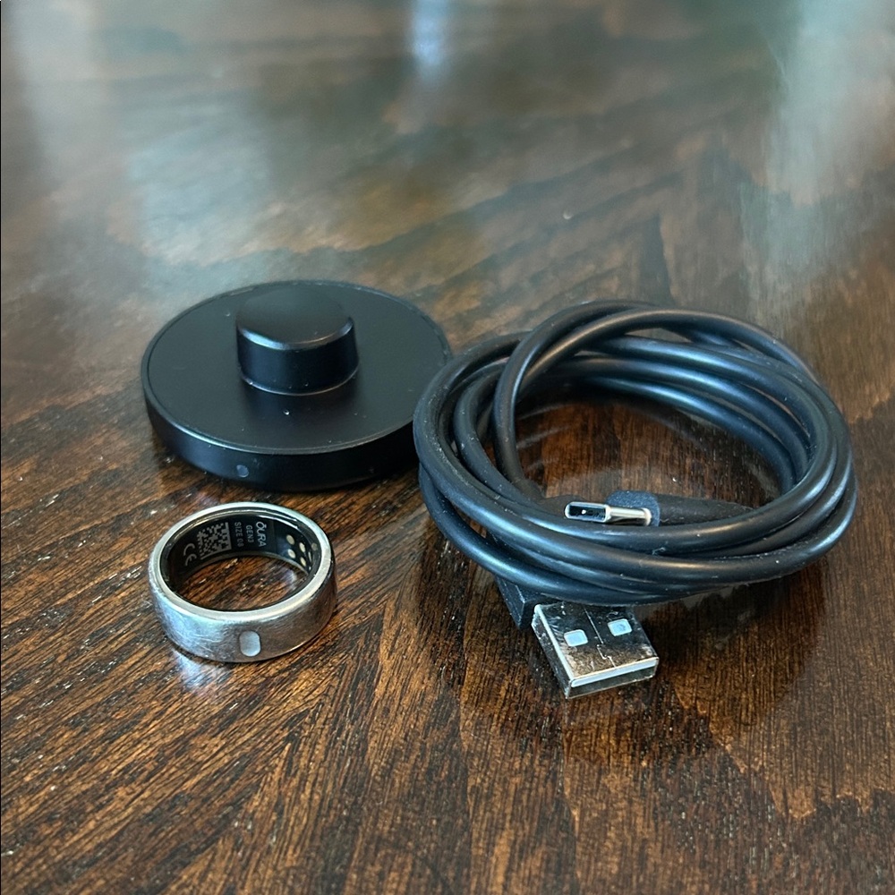 Oura Ring Gen3 Horizon - Silver - Size 8